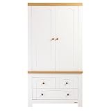 from Izziwotnot Izziwotnot Hemingway Two Wardrobe, White