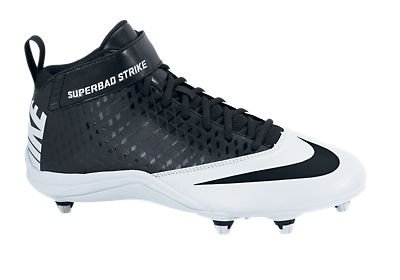 Nike Mens Superbad Strike Football Cleat Black/white 510951-001 Sz 11 (29 Cm)