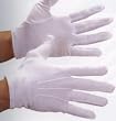 White Stitched Cotton Gloves-Pair