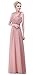 Esvor Flower One Shoulder Empire Waist Prom Party Evening Long Bridesmaids Dress