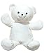 20" Personalizable White Bear Stuffed Animal