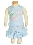 Bebini Butterfly 2-Pc Skirt & Tank Set