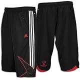 adidas Predator Champions League Style 3/4 Pants (Blk/Red)
