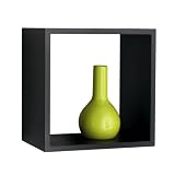 Large Wall Cube - Black (9.75)