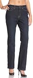  : Jeanstar Women's Brooke Straight Leg Jean, Rinse, 6 Short