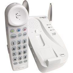 Clarity C4205 2.4GHz Cordless Phone with 50-dB Amplification and Extra Loud Ringer (White)