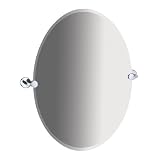 Gatco 4249 Latitude II Oval Mirror, Chrome