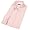 Bagutta Pink Diagonal Lines Cotton Dress Shirt 15-3/4 35-36