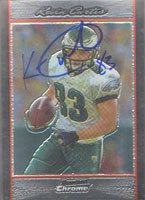 Kevin Curtis, Philadelphia Eagles, 2007 Bowman Chrome Autographed Card