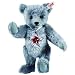 The Swarovski Teddy Bear Featuring the Swarovski Poinsettia Ornament