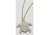 Search : 10KT 1/4 CT. TW Diamond Sea Turtle Pendant Necklace GOLD