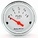 Arctic White Fuel Level Gauge 2 1/16 in. 0 Ohms Empty 90 Ohms Full For Most GM 1965 -...