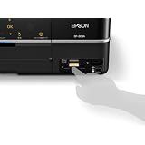 EPSON Colorioインクジェット複合機 EP-803A 有線・無線LAN標準搭載 カンタンLEDナビ搭載 前面二段給紙カセット 6色染料インク ブラックモデル