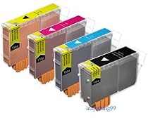 Full Set Canon Compatible BCI-3e Black, Cyan, Magenta, and Yellow.