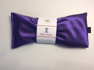 Bliss Intent Amethyst Ultra Silky Satin Tranquility Eye Pillow with Lavender &amp; Organic Flax Seed