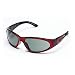 Sporting Goods : Body Specs - BSG-2, Crystal Red Frame, Smoke Green/Clear/Lt. Rust Lenses