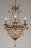 Hi Quality Lights 5454-4H Jewel Mini Chandelier