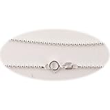 1.5mm Bead Ball 925 Sterling Silver Chain Necklace 14, 16, 18, 20 Inch Italy