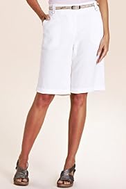 Per Una Roma Pure Linen Shorts with Belt