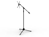GSI Quality Floor Stand Mount For Apple iPad 1, iPad 2 With Adjustable Arm And Rotating Bracket - For Handsfree Video And Picture Shows, Office Presentations, Etc.