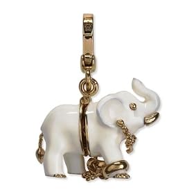 Juicy Couture White Elephant Charm
