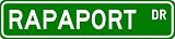 RAPAPORT Street Sign ~ Personalized Family Lastname Sign ~ Gameroom, Basement, Garage Sign Novelty** ALUMINUM