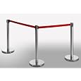 4-Stuck-Set-Ahowa-Personenleitsystem-Absperrstander-Absperrband-Absperrpfosten