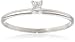 14k Gold Princess-Cut Solitaire Engagement Ring (1/10 cttw, I-J Color, I1-I2 Clarity)