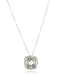 Kalan by Suzanne Kalan Green Amethyst Cushion Cut Necklace