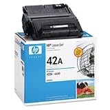 Hewlett Packard HP Q5942AG ( HP 42A ) Laser Toner Cartridge - Black, Works for LaserJet 4240n, LaserJet 4250, LaserJet 4250dtn, LaserJet 4250dtnsl