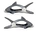 Kikkerland Shark Towel Clips, Set of 2