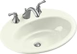 Bathroom Sink Drop In Self Rimming by Kohler - K-2907-1 in Tea Green