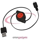 Retractable Sync & Charge USB Cable for HTC EVO 4G