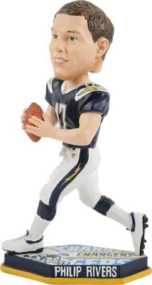 Philip Rivers San Diego Chargers Thematic Base Bobblehead Figurine