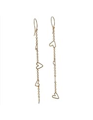 JANE HOLLINGER- Lovey Earrings in 14K Yellow Gold