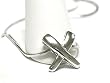 Necklace Designer Inspired X White Gold Plated Fashion Jewelry