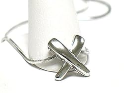 Necklace Designer Inspired X White Gold Plated Fashion Jewelry