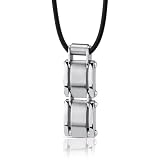 A Lister Guy: Stainless Steel Rectangular Link Pendant on Rubber Cord for Men Reviews 31bONMH2dYL. SL160 A Lister Guy: Stainless Steel Rectangular Link Pendant on Rubber Cord for Men Reviews