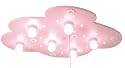 Niermann-Standby 682 - Deckenleuchte Margeriten rosé inklusive Leuchtmittel: 6 x E14 max. 40 Watt + 20 x 1,1 Watt Lichtpunkte, 54 x 74 x 8 cm