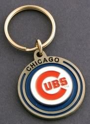 Chicago Cubs Zinc Team Logo Keychain