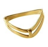 10 KT Yellow Gold Band Thumbring 10K Thumb Ring
