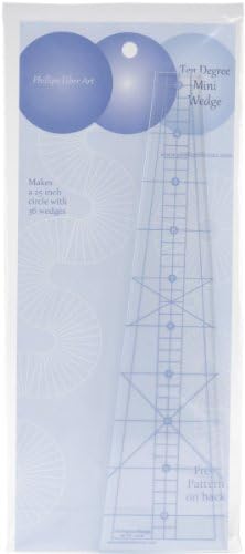 Ten Degree Mini Wedge Makes A 25" Circle-