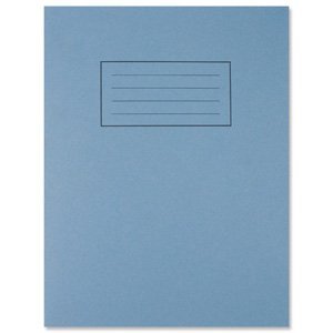 Silvine Exercise Book Ruled and Margin 80 Pages 229x178mm Blue Ref EX104 (Pack of 10)