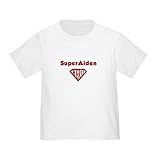 Personalized SuperAiden Aiden Superman Hero Baby Infant Toddler Kids Shirt - Birthday Collection