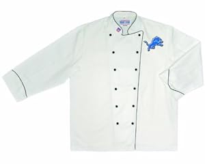 NFL Detroit Lions Premium Chef Coat (Large)