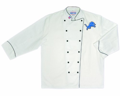 Tailgate 29 Chef NFL Detroit Lions Premium Chef Coat (Large)