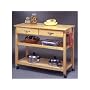 Natural Wood Kitchen Cart