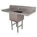 Advance Tabco FC-1-2424-18RL 60" 1-Compartment Sink w/ 24"L x 24"W Bowl, 14" Deep