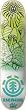 Element Shroom Green Skateboard Deck - 8.25 Thriftwood