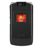 Motorola RAZR V3xx Black Rubber Hard Case w/ Belt Clip